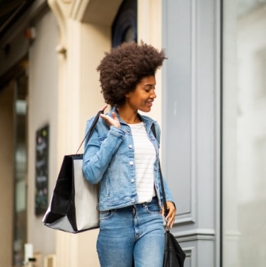 woman shopping